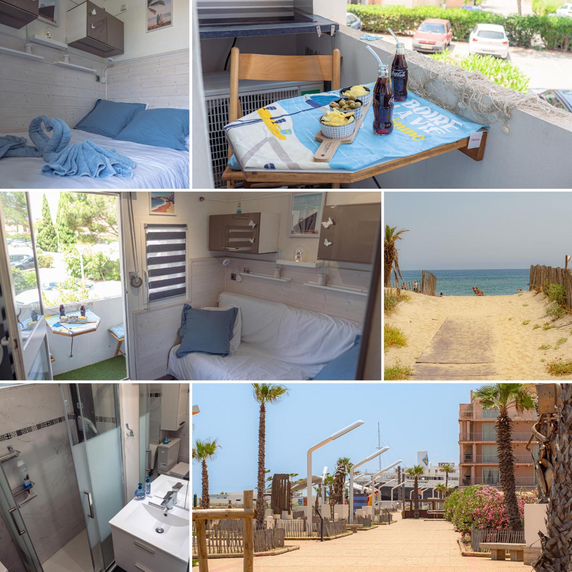 Agreable Studio Les Pieds Dans L'Eau Le Barcares Luaran gambar